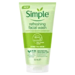 ژل شستشوی طراوت‌بخش سیمپل مخصوص پوست حساس