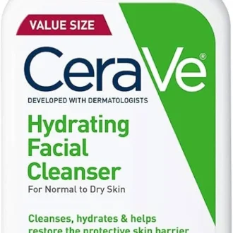 ژل شستشو و آبرسان ملایم سراوی مخصوص پوست خشک و حساس