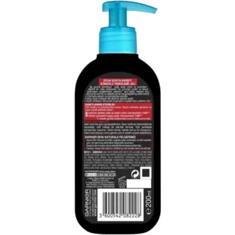 ژل شستشو و فومی ضد جوش و سرسیاه گارنیر پیور اکتیو حاوی زغال