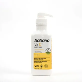 شیر بدن باباریا حاوی ویتامین C روشن کننده و محافظ پوست