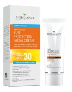 کرم ضدآفتاب صورت بیوبالانس SPF 30 و فرمول مقاوم در برابر آب