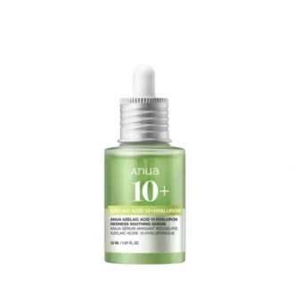 سرم ضد قرمزی و تسکین دهنده آنوا مدل آزلائیک اسید ۱۰٪ + هیالورون
