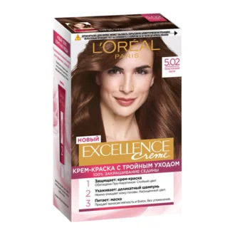 رنگ مو لورال سری Excellence شماره 5.02