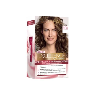 رنگ مو لورال سری Excellence شماره 6.00