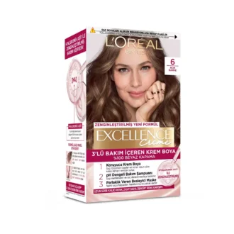 رنگ مو لورال سری Excellence شماره 6