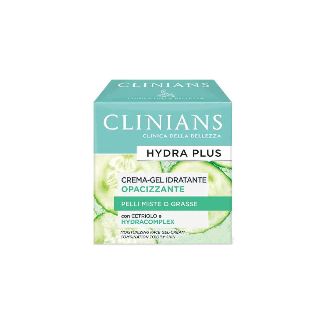 ژل کرم آبرسان و مات‌ کننده صورت کلینیانس مدل Hydra Plus حاوی عصاره خیار