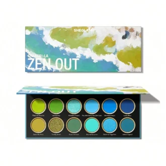 پالت سایه ۱۲ رنگ شیگلم مدل Zen Out | کیت Shangri-La