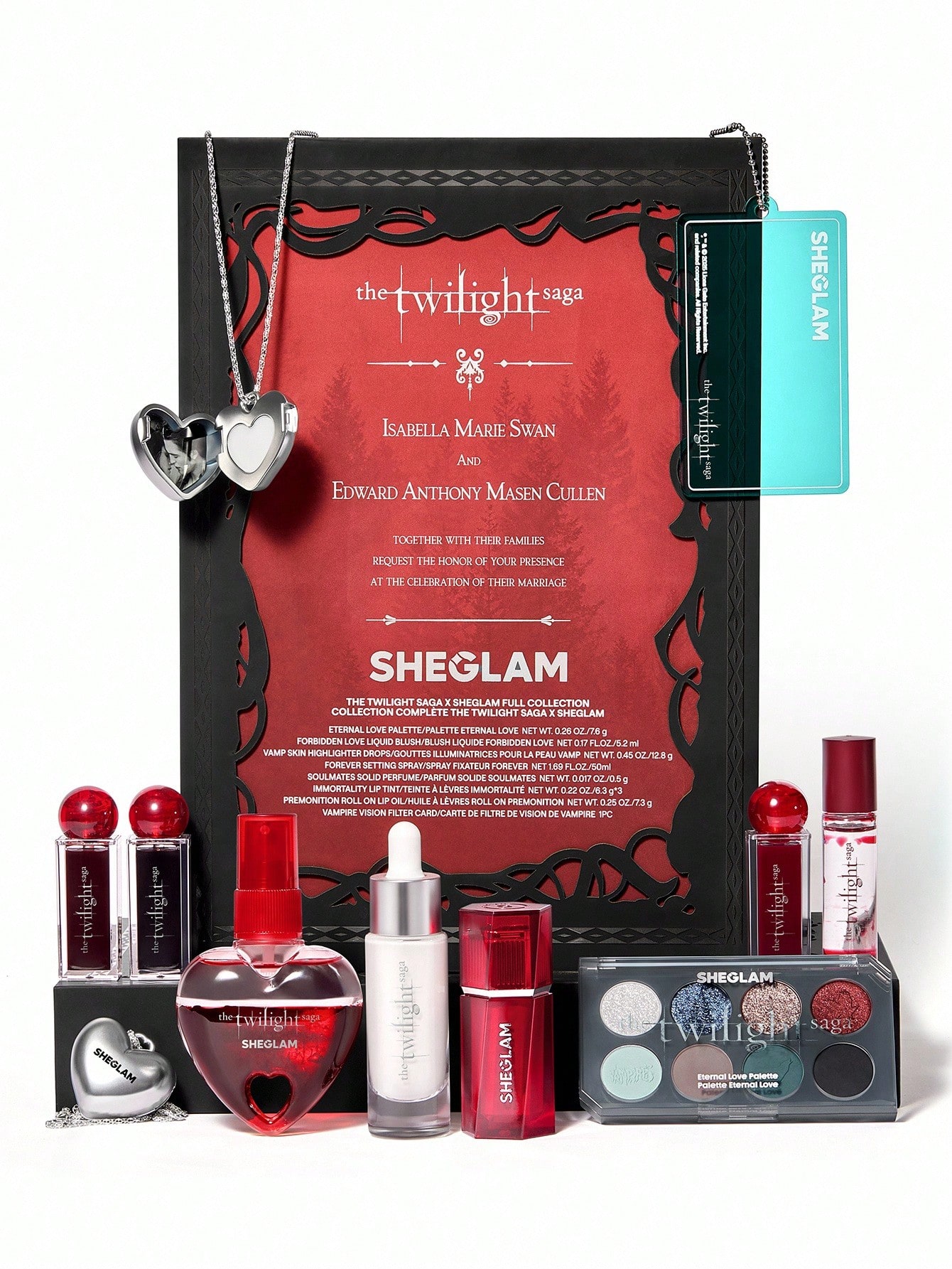 17566914157ef4323ebe2705a8460065f6dba3395f کالکشن آرایشی کامل شیگلم مدل توایلایت The Twilight Saga X SHEGLAM