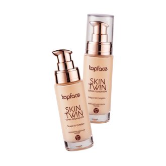 کرم پودر مات آبرسان تاپ فیس مدل Skin Twin Cover
