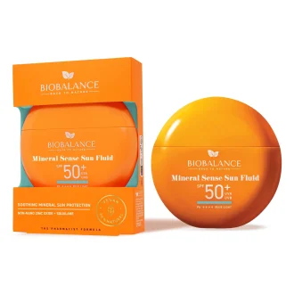 ضد آفتاب فلویید ۱۰۰٪ معدنی بیو بالانس مدل Mineral Sense با SPF 50+