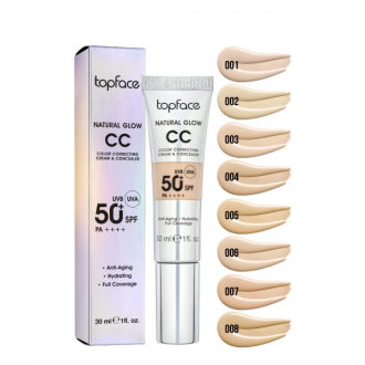 سی‌سی کرم و کانسیلر اصلاح‌کننده تاپ‌ فیس مدل Natural Glow