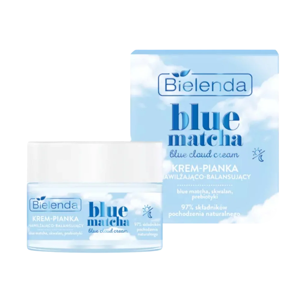 کرم فوم آبرسان و متعادل‌کننده بی‌ یلندا سری Blue Matcha
